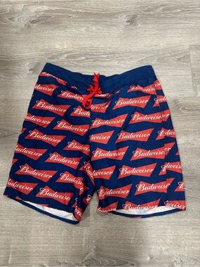 Budweiser Men’s Swim Trunks Size Large